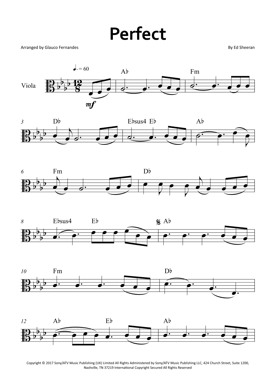 Perfect (arr. Glauco Fernandes)