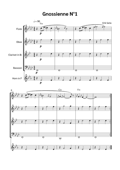 Gnossienne N°1 (arr. Jackson Spindler)