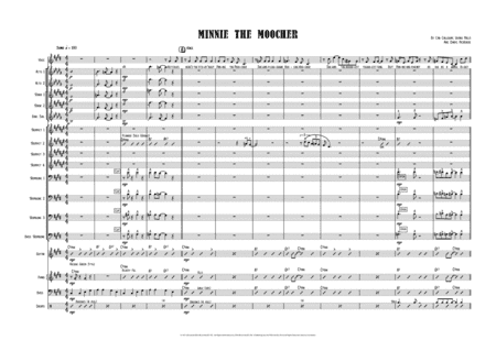 Minnie The Moocher (arr. Daryl McKenzie)