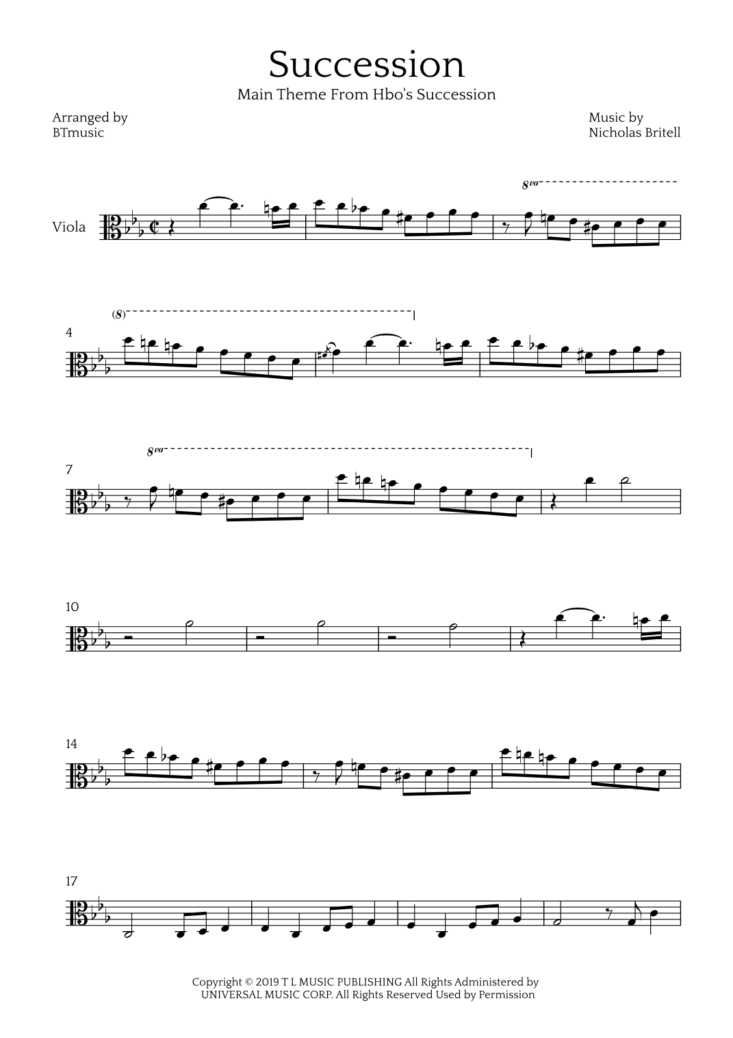 Succession Theme (arr. BTmusic)