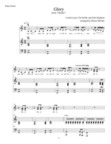 Glory (arr. Darren McFate)