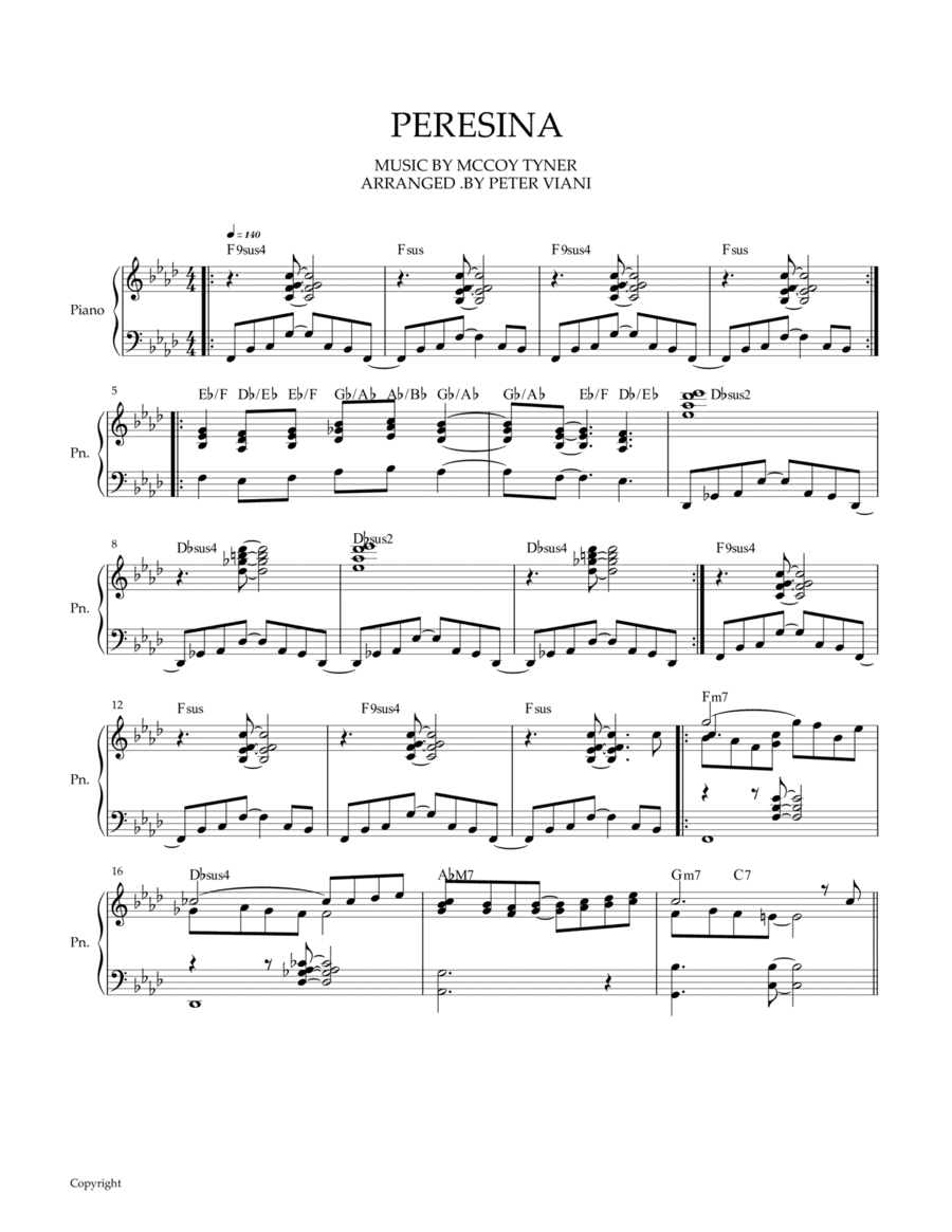 Peresina (arr. Peter Viani)