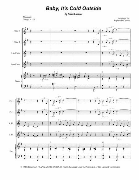 Baby, It's Cold Outside (arr. Stephen DeCesare)