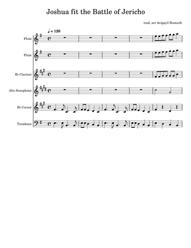 Joshua fought the battle of jericho (arr. Avigayil Bismuth)