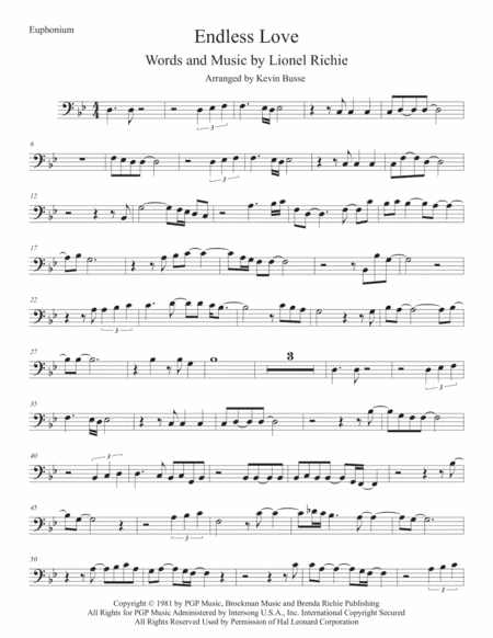 Endless Love (arr. Kevin Busse)