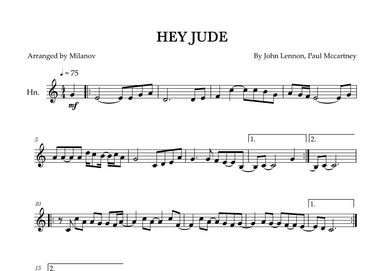 Hey Jude (arr. Milanov)