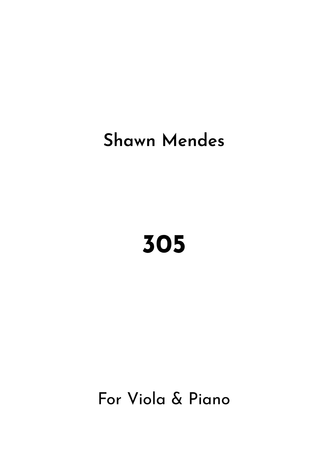 305 (arr. Jireh J.)