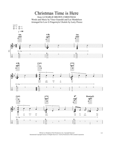Christmas Time Is Here (arr. Larry Preece)