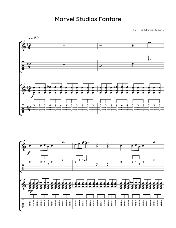 Marvel Studios Fanfare (arr. Logan Martin)