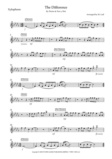 The Difference (arr. Matt Luff)