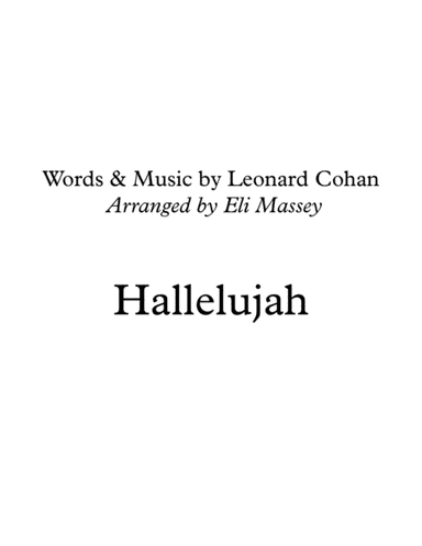 Hallelujah (arr. Eli Massey)