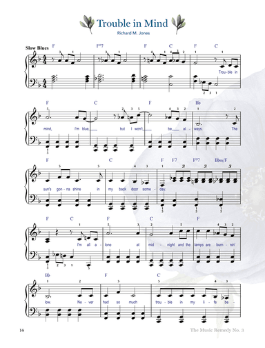 Trouble in Mind (arr. Gaili Schoen for UpperHandsPiano.com)