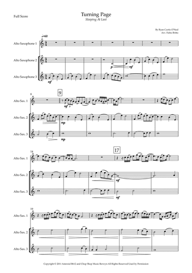 Turning Page (arr. Fabio Britto)