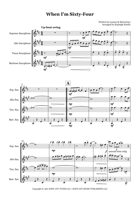 When I'm Sixty-four (arr. Kayleigh Huelin)