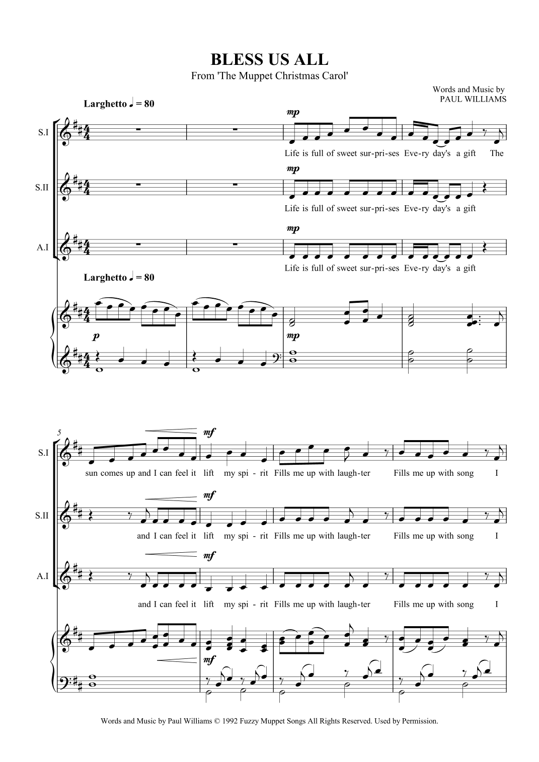 Bless Us All (arr. SCMusic)