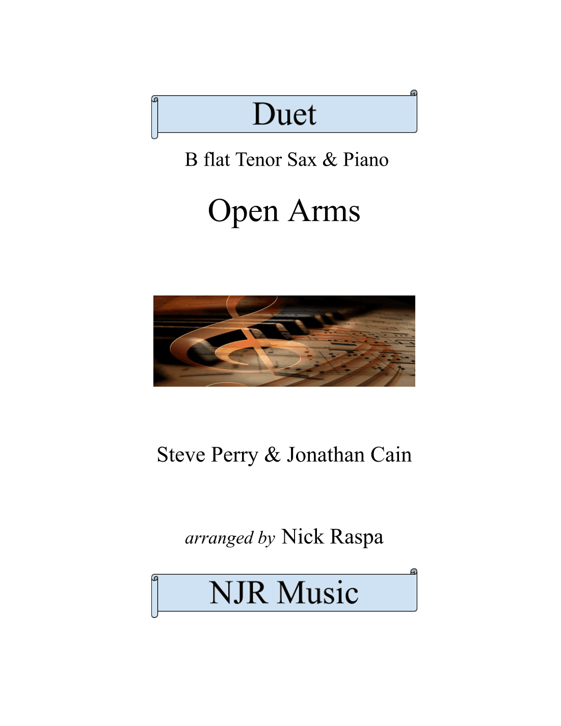 Open Arms (arr. Nick Raspa)