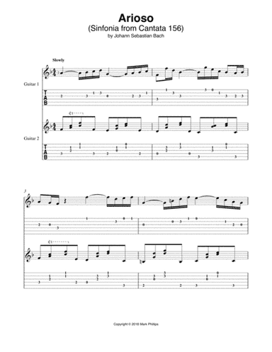 Arioso (Sinfonia from Cantata 156) (arr. Mark Phillips)