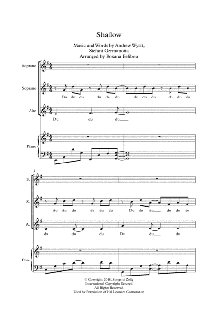 Shallow (arr. Roxana Belibou)
