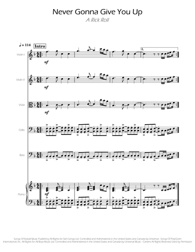 Never Gonna Give You Up (arr. Ygor Nunes)