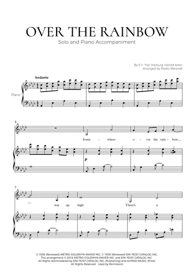 Over The Rainbow (arr. Pedro Merendi)