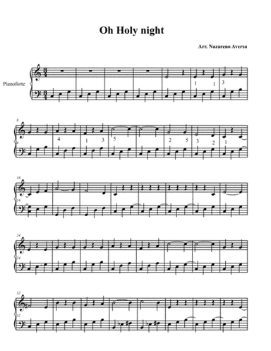 Oh Holy Night (arr. Nazareno Aversa)