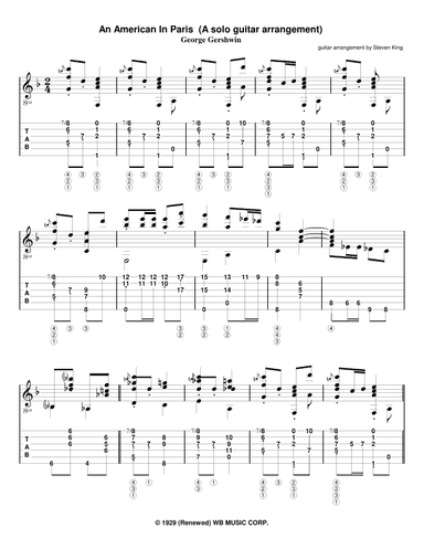 An American In Paris (arr. Steven King)