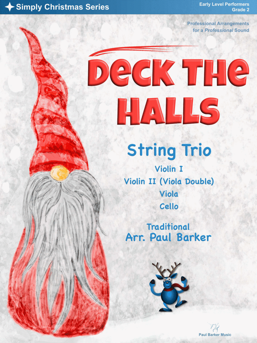 Deck The Halls (String Trio) (arr. Paul Barker)