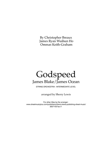 Godspeed (arr. Sherry Lewis)