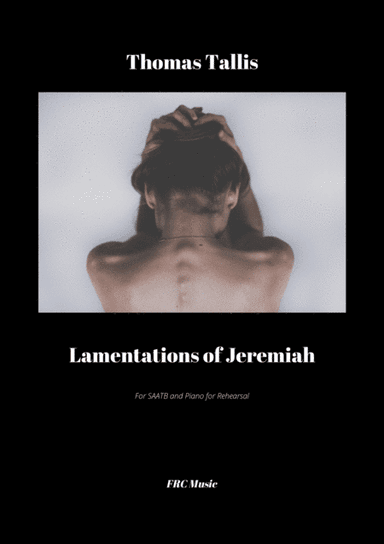 Lamentations of Jeremiah (for SAATB and Harpsichord) (arr. Flavio Regis Cunha)