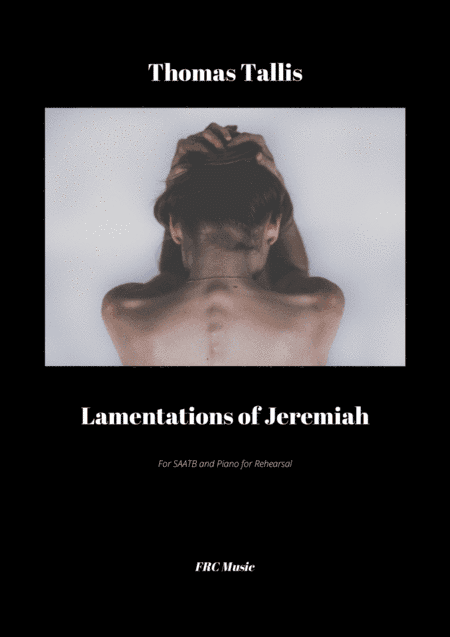 Lamentations of Jeremiah (for SAATB and Harpsichord) (arr. Flavio Regis Cunha)