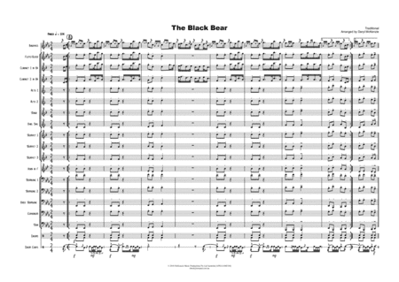 Black Bear - Marching Band with Highland Pipe Band (arr. Daryl McKenzie)