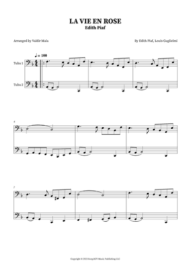 La Vie En Rose (arr. Valdir Maia)
