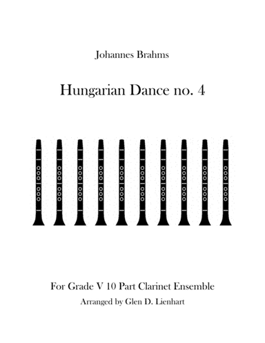 Hungarian Dance no. 4 (arr. Glen D. Lienhart)