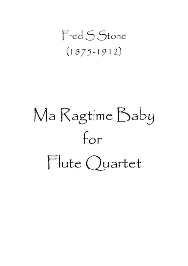 Ma Ragtime Baby (arr. Spence Bundy)