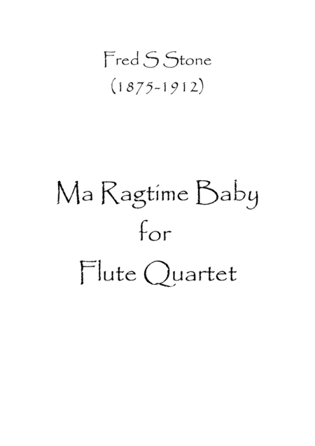Ma Ragtime Baby (arr. Spence Bundy)