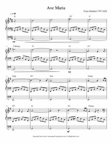 Ave Maria (arr. Carlos Castro)