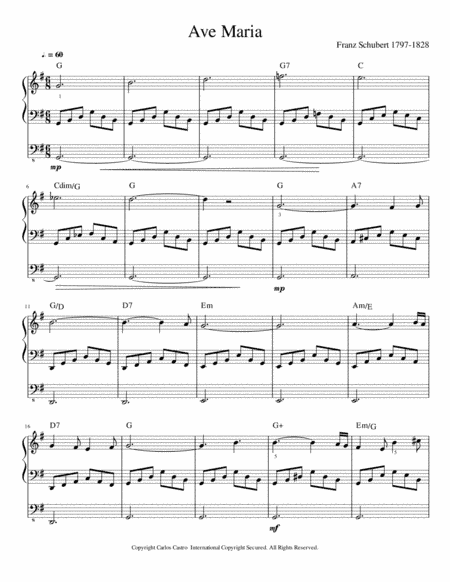 Ave Maria (arr. Carlos Castro)
