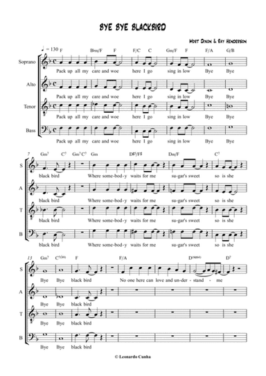 Bye Bye Blackbird (arr. Leonardo Cunha)
