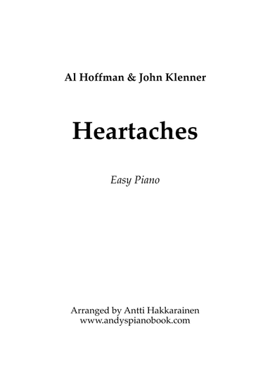 Heartaches (arr. Antti Hakkarainen)