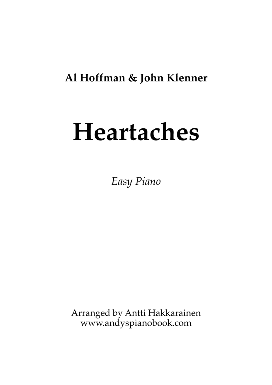 Heartaches (arr. Antti Hakkarainen)