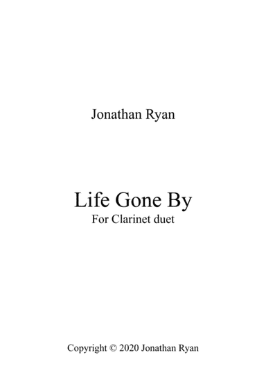 Life Gone By (For Clarinet duet)