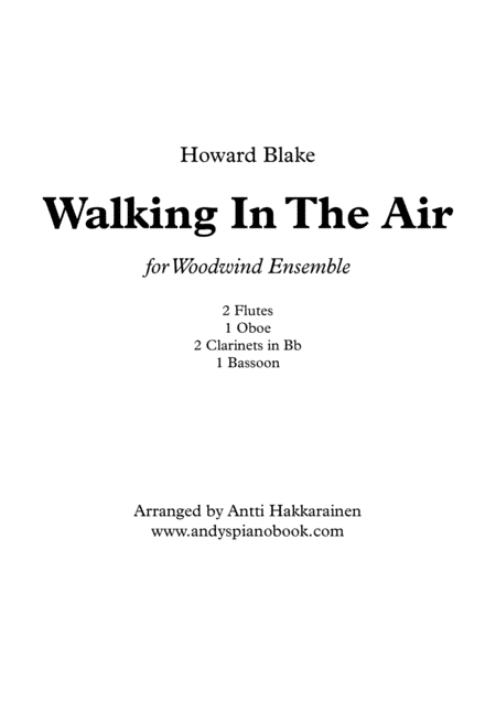 Walking In The Air (arr. Antti Hakkarainen)