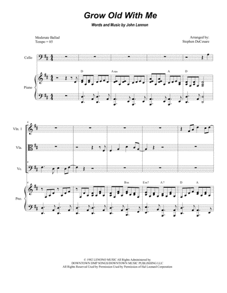 Grow Old With Me (arr. Stephen DeCesare)