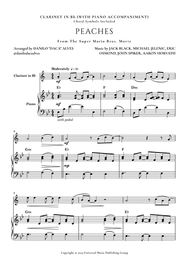 Peaches (arr. Danilo "Daca" Alves)