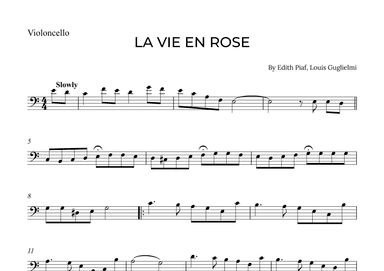 La Vie En Rose (arr. Alex Nunes Rodrigues)