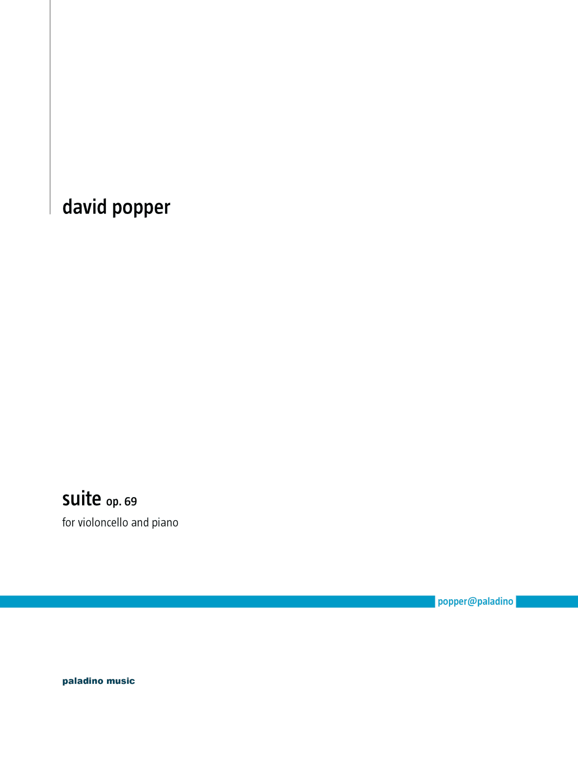 Suite for Violoncello and Piano in A Major, Op. 69