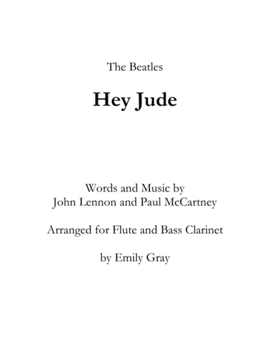 Hey Jude (arr. Emily Gray)