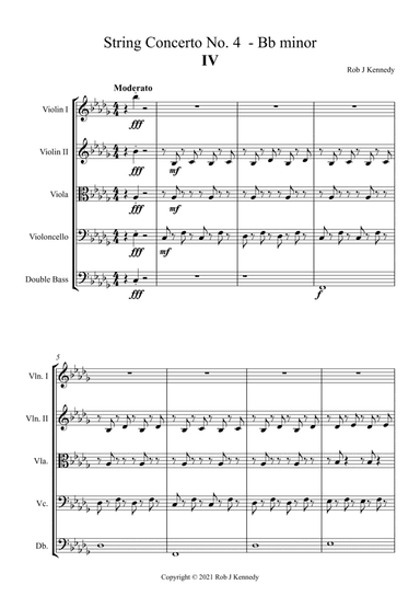 String Concerto No.4 - 4th movement - Bb minor