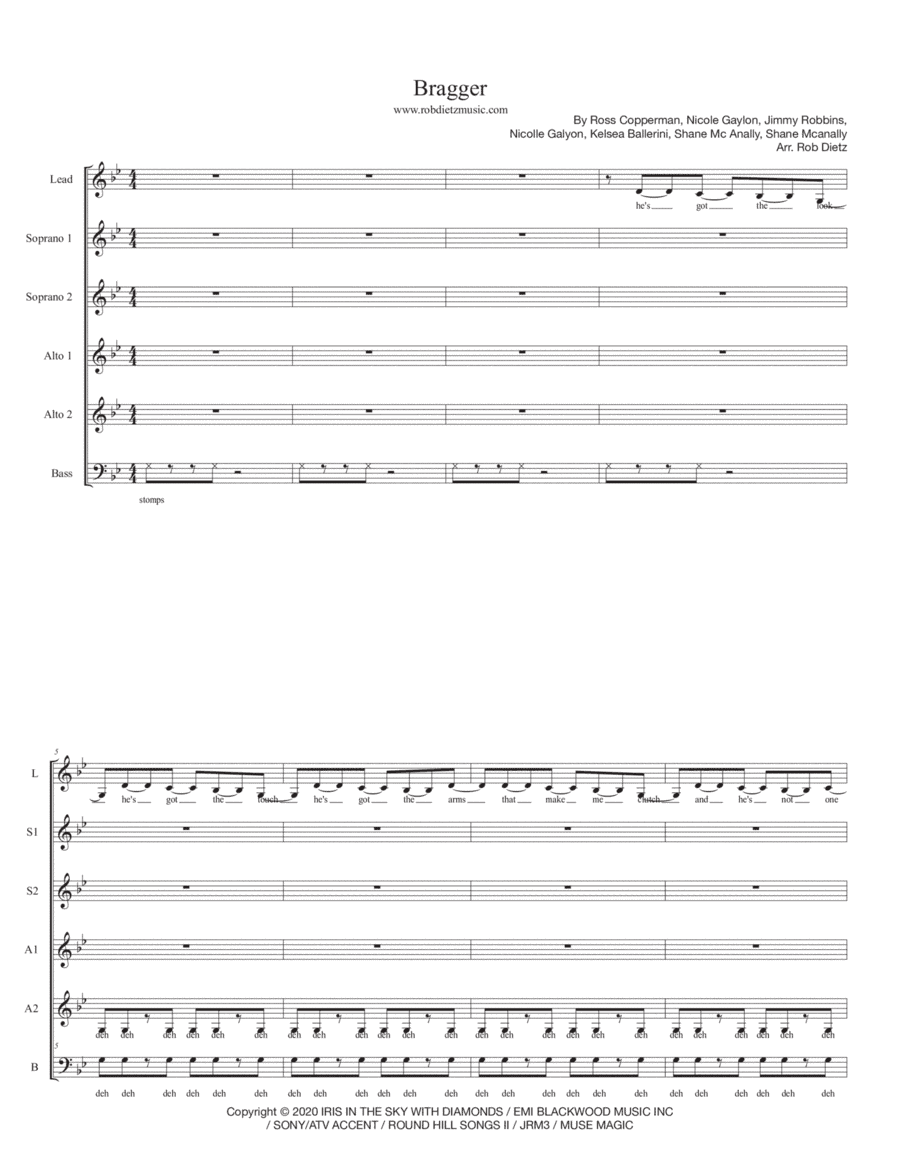 Bragger (arr. Rob Dietz)