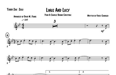 Linus And Lucy (arr. David W. Young)